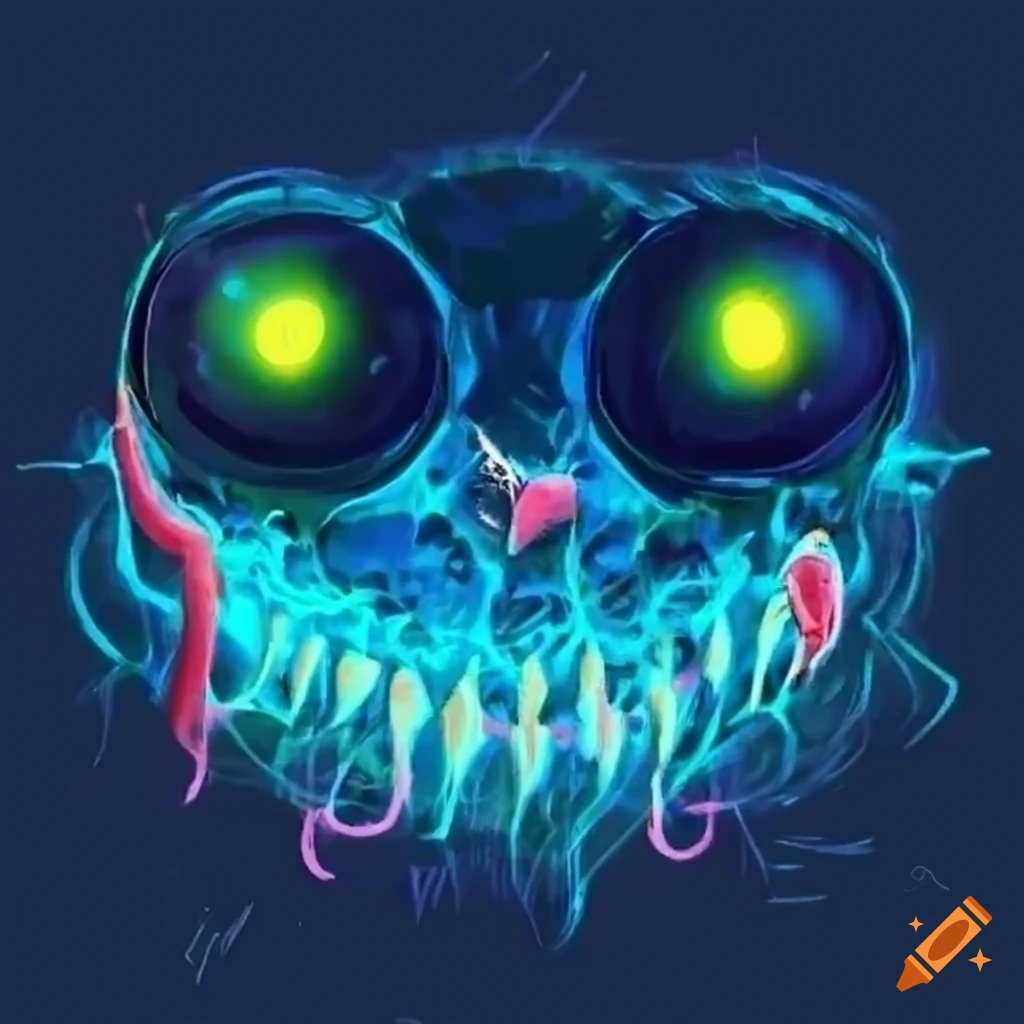 unique and captivating weirdcore character