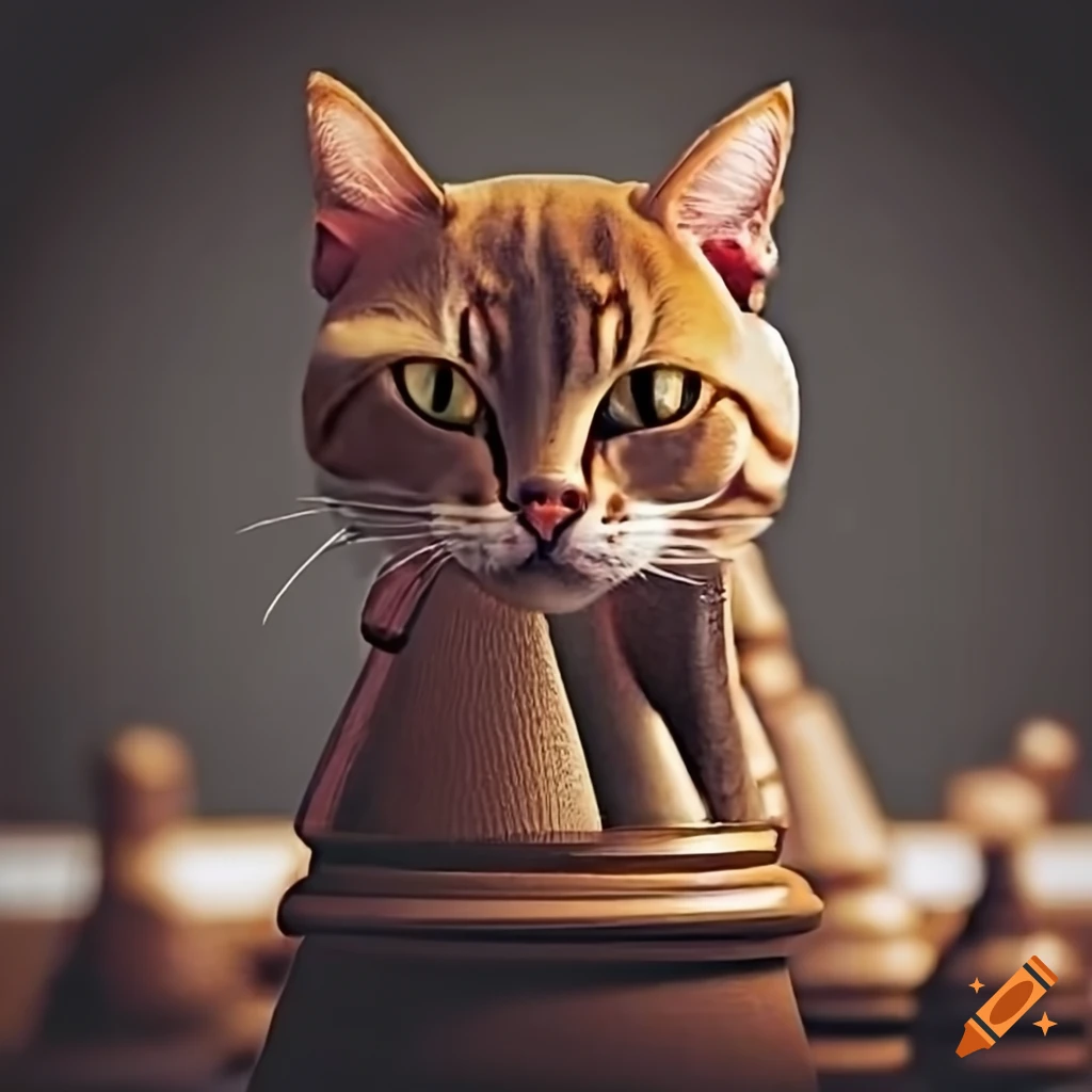 Open world chess with cats