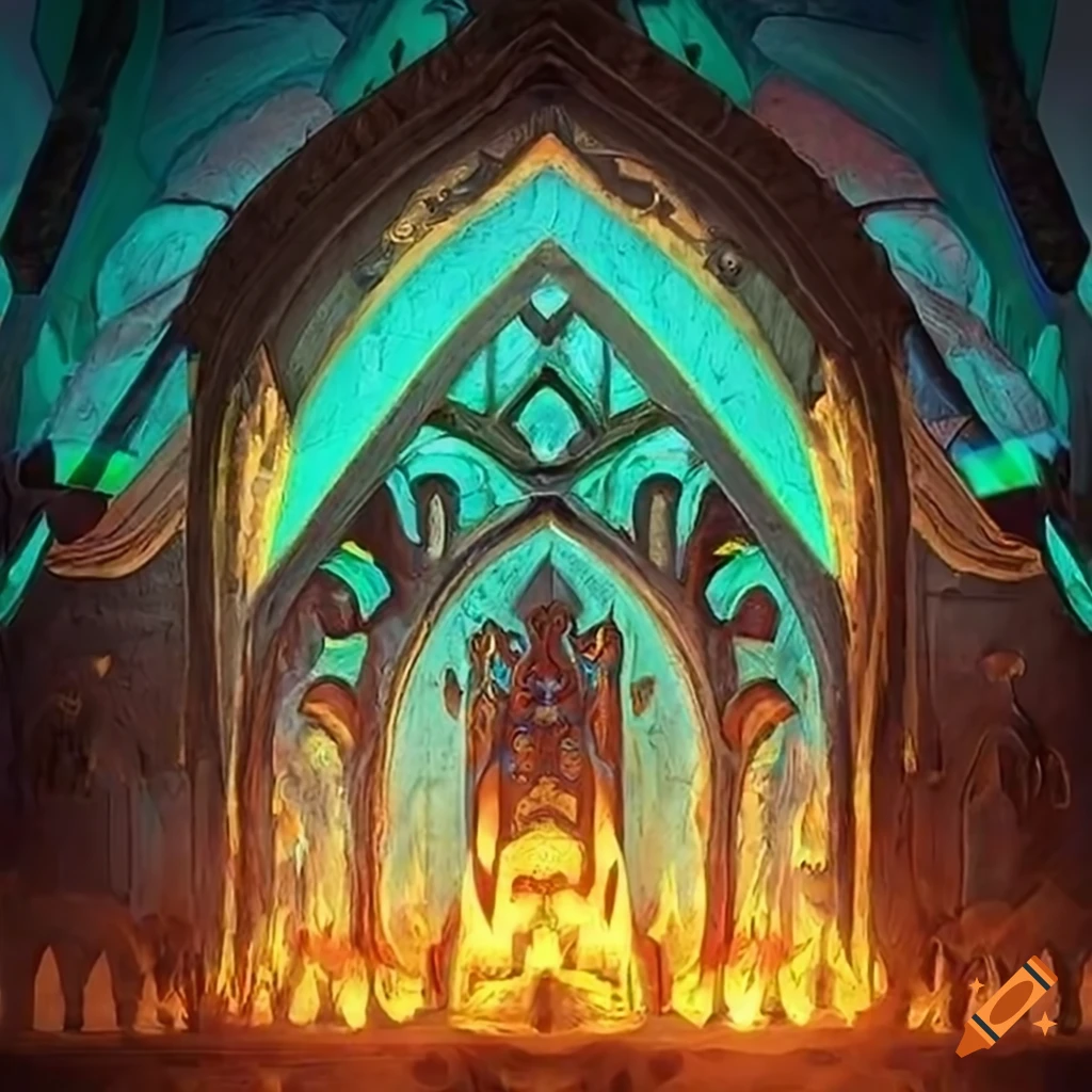 Zelda game artwork with moth motif