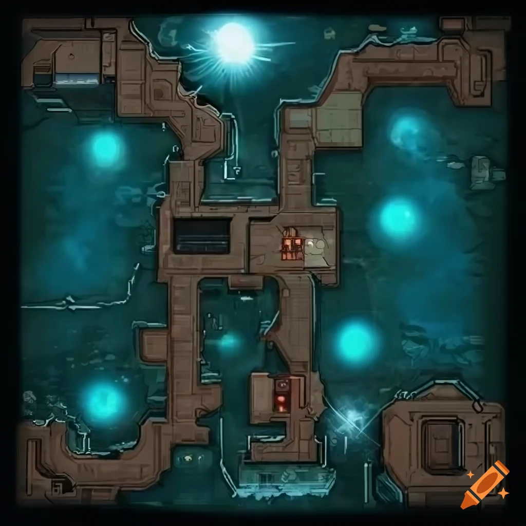 2d scifi game map