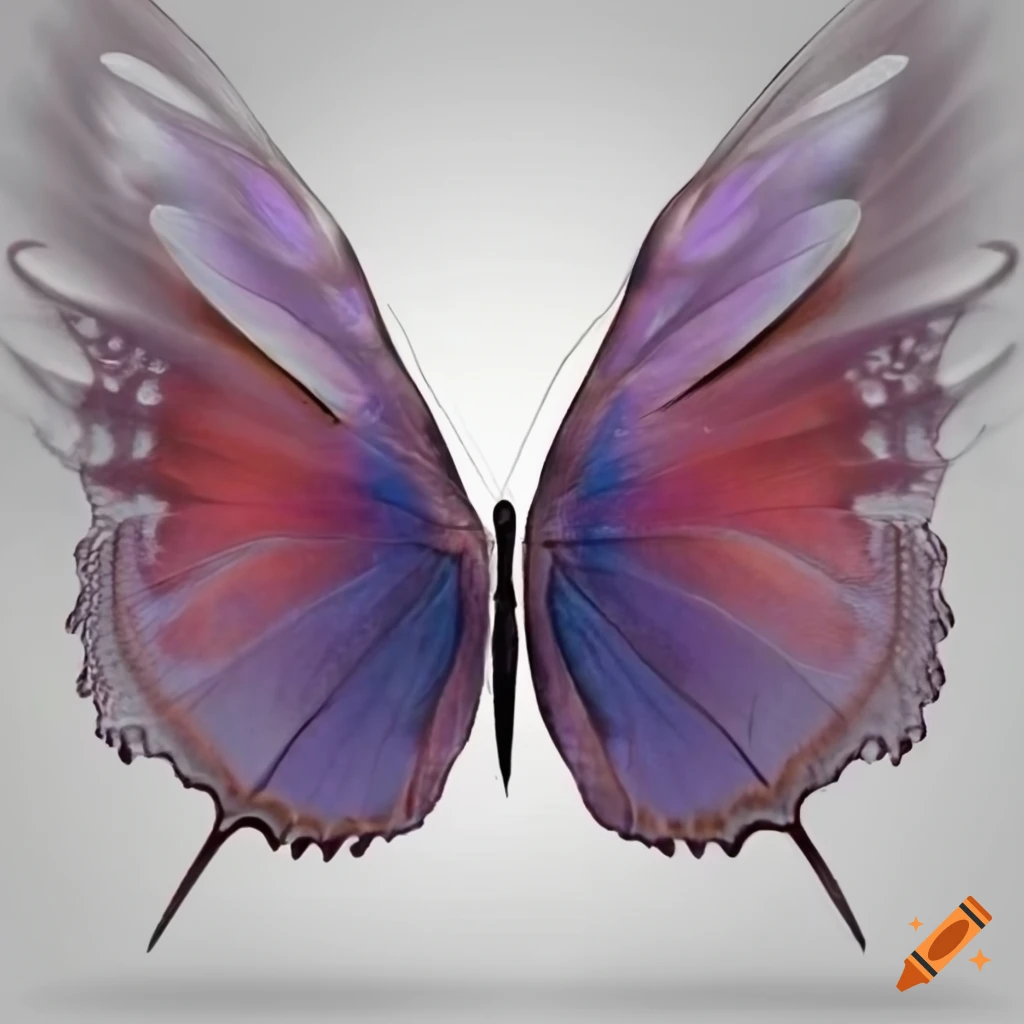 A 3d butterfly with abstract pastel background on Craiyon