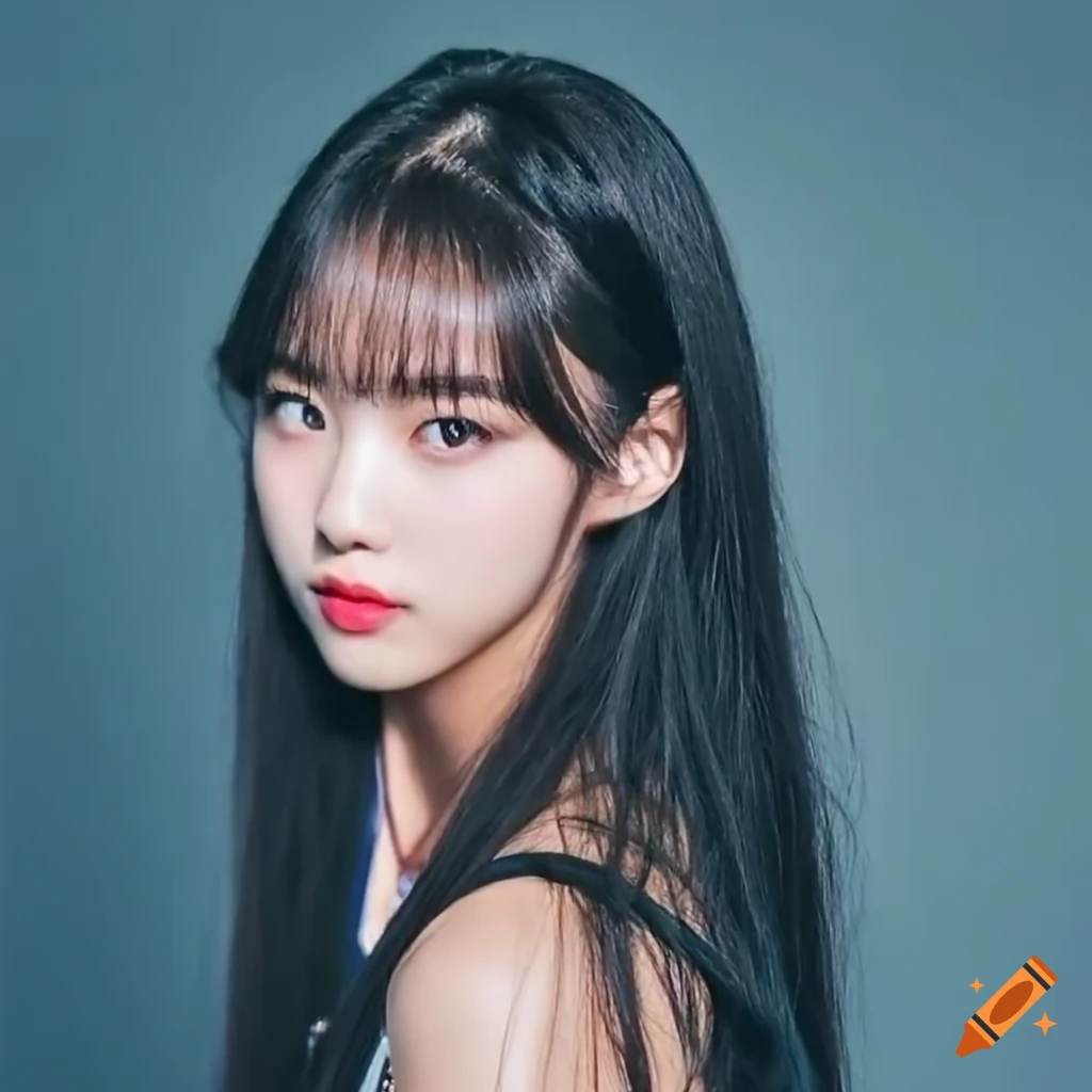 captivating portrait of a 15-year-old female idol