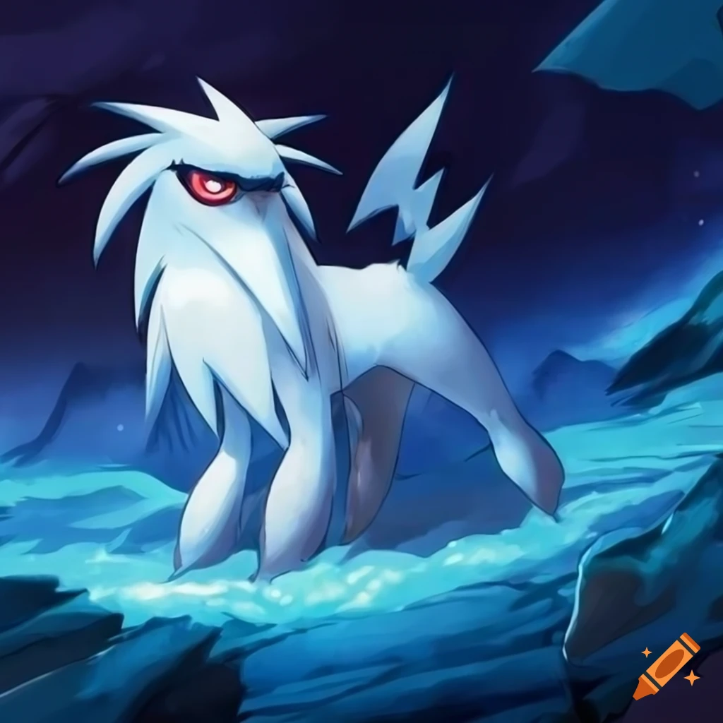 Illustration Of Absol From Pokemon Trading Card Game On Craiyon