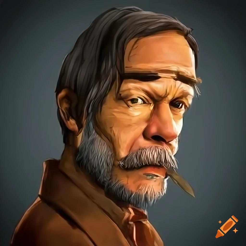 Realistic digital art of ned flanders Realistic digital art of ned flanders