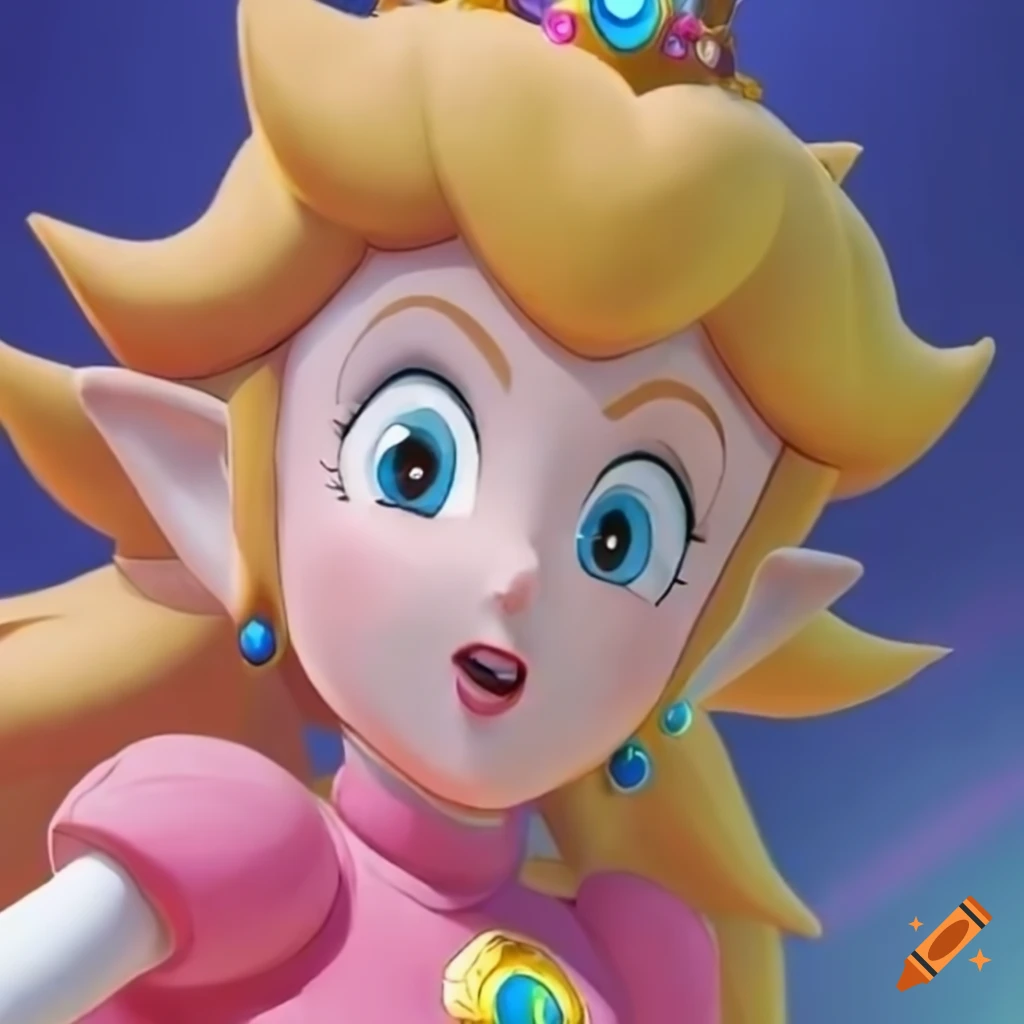 cosplay dress dummy of princess Peach's ballgown