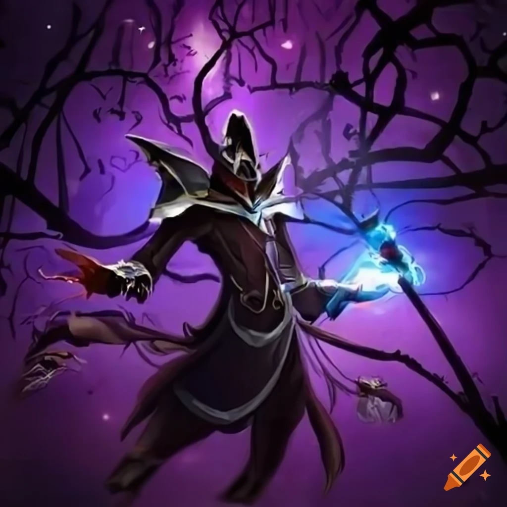 image of a mysterious dark magician