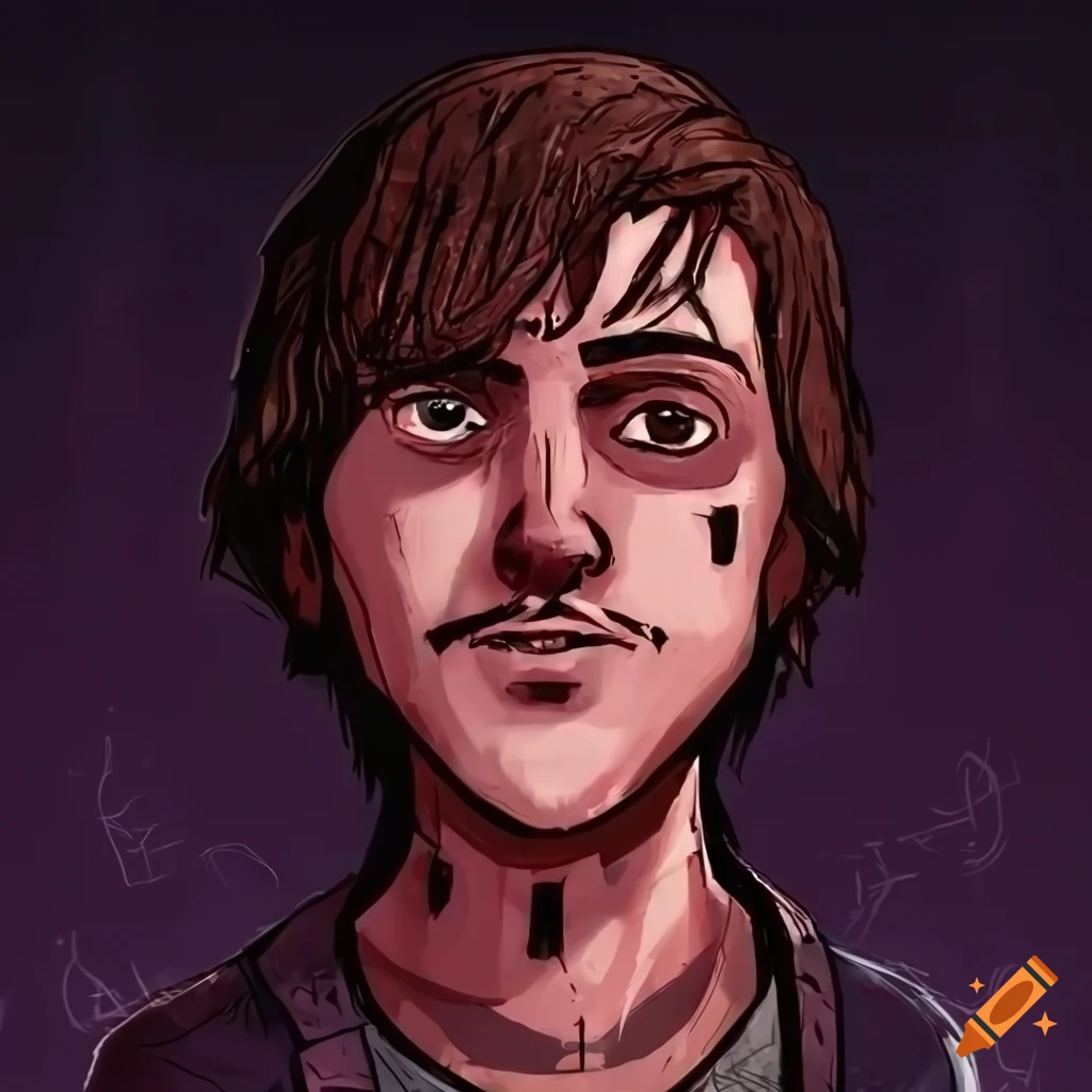 digital artwork inspired by Telltale's Walking Dead