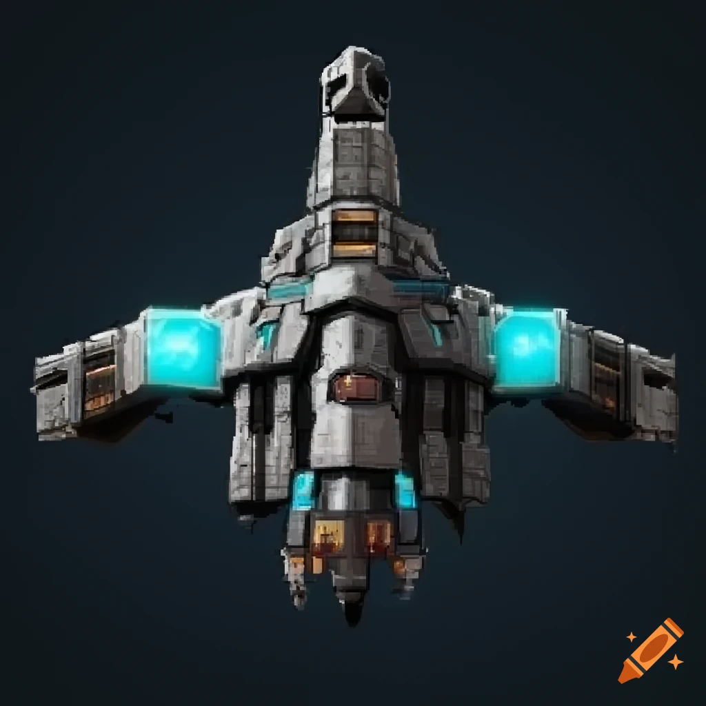 game asset spaceship