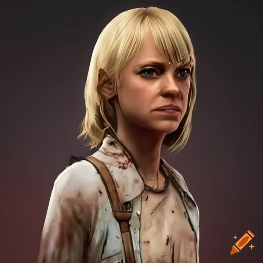Anna Faris as survivor in The Walking Dead video game