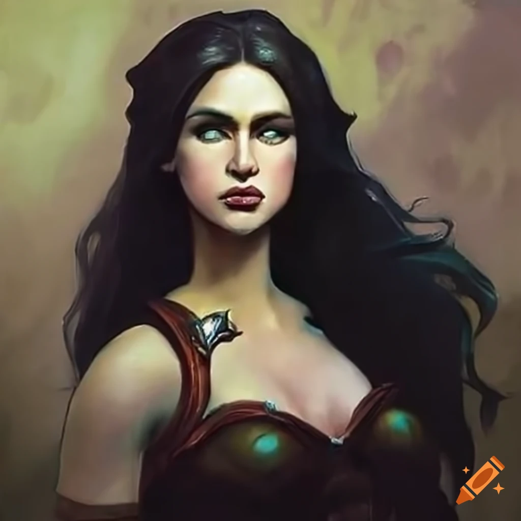 photographic figure study of a young feminine fantasy girl