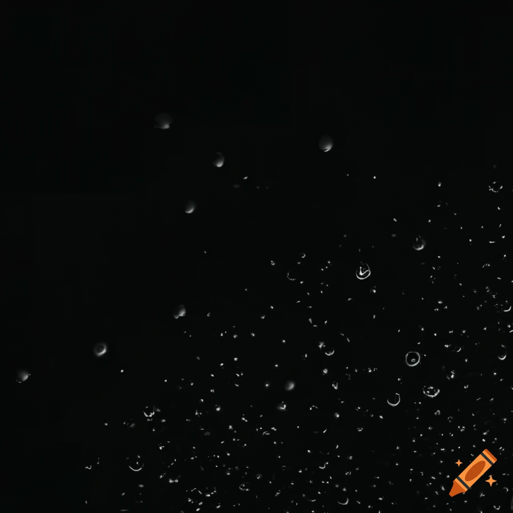 black background with rising bubbles