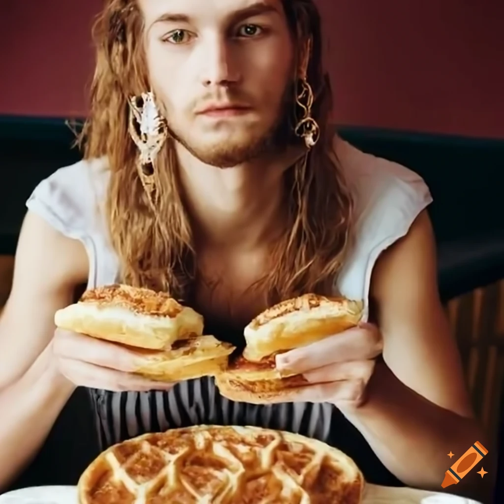 hipster-jesus-eating-waffles-at-a-restaurant-on-craiyon