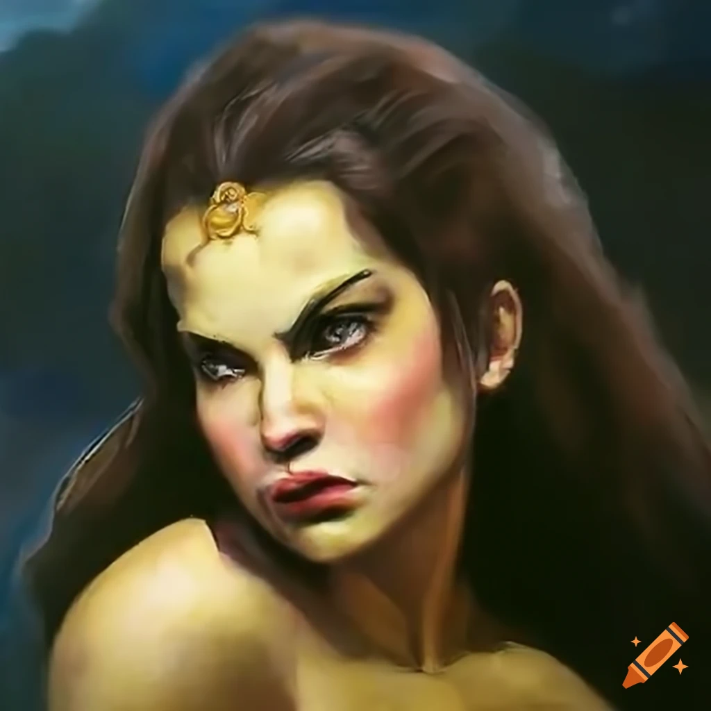 figure study artwork of a young fantasy girl