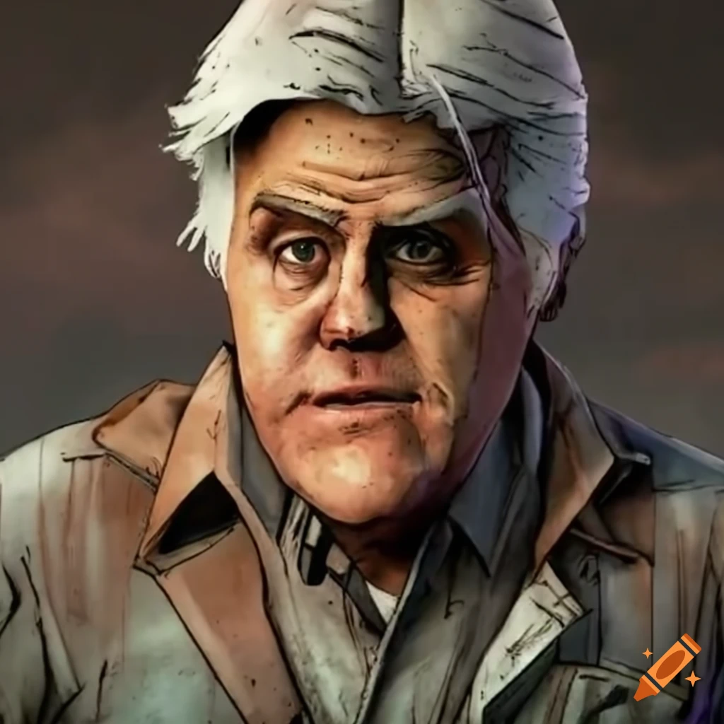 Game portrayal of john leno in the walking dead on Craiyon