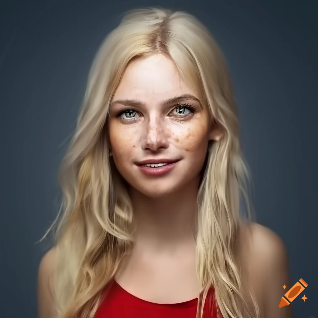 portrait-of-a-beautiful-woman-with-freckles-and-blonde-hair-on-craiyon
