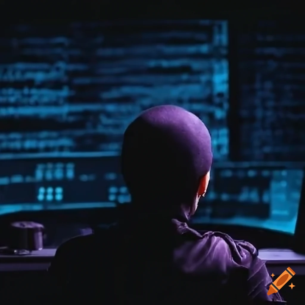 Illustration of common hacking attempts on craiyon