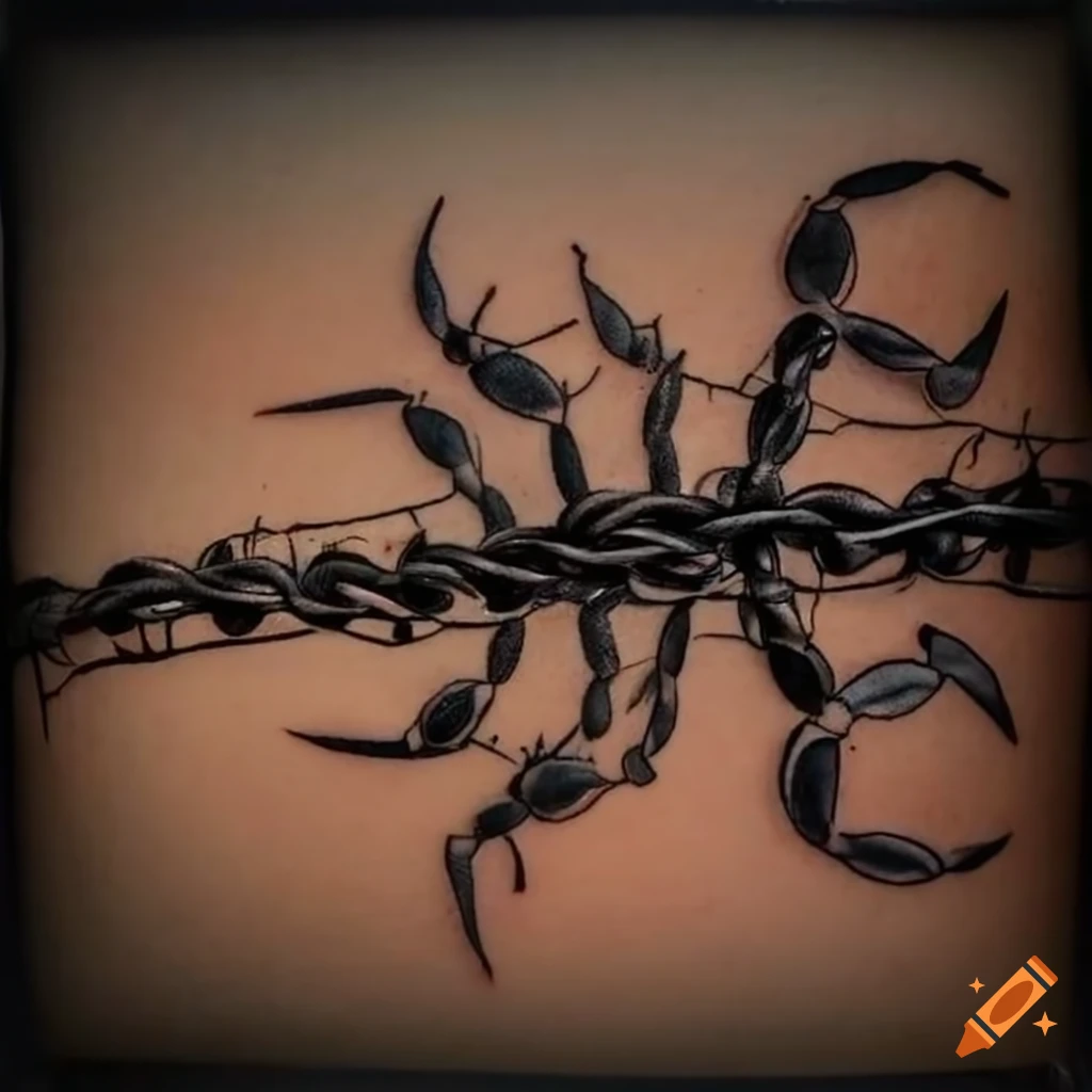 Neo Trad Scorion Tattoo - Scorpion - Sticker | TeePublic