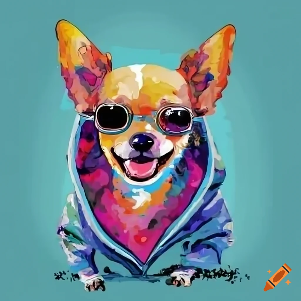 chihuahua-dog-chilling-by-the-pool-in-sunglasses-and-hoodie
