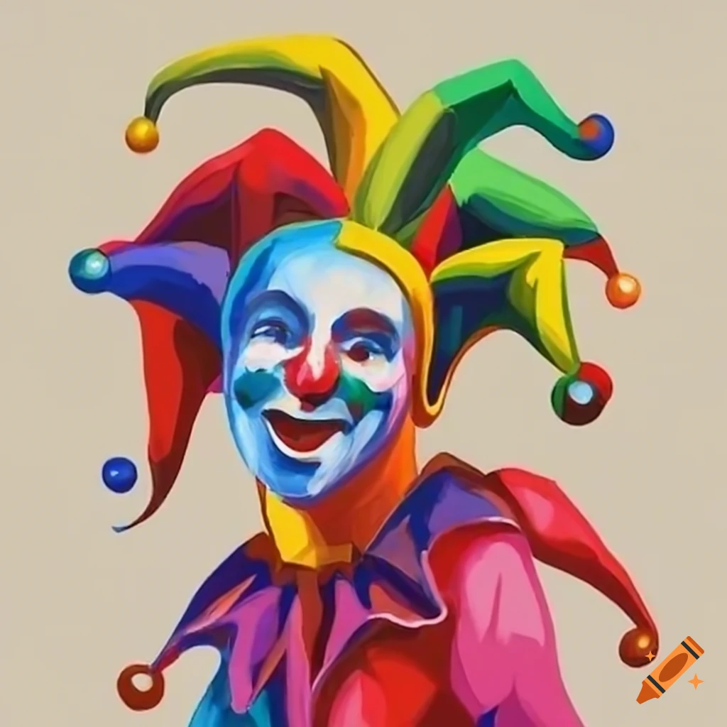 image of a dancing jester