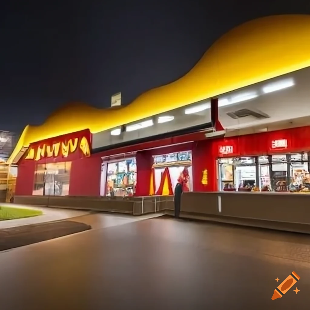 Image of the largest mcdonald's in the world on Craiyon
