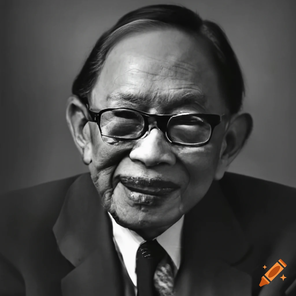 Portrait of jose maria sison on craiyon