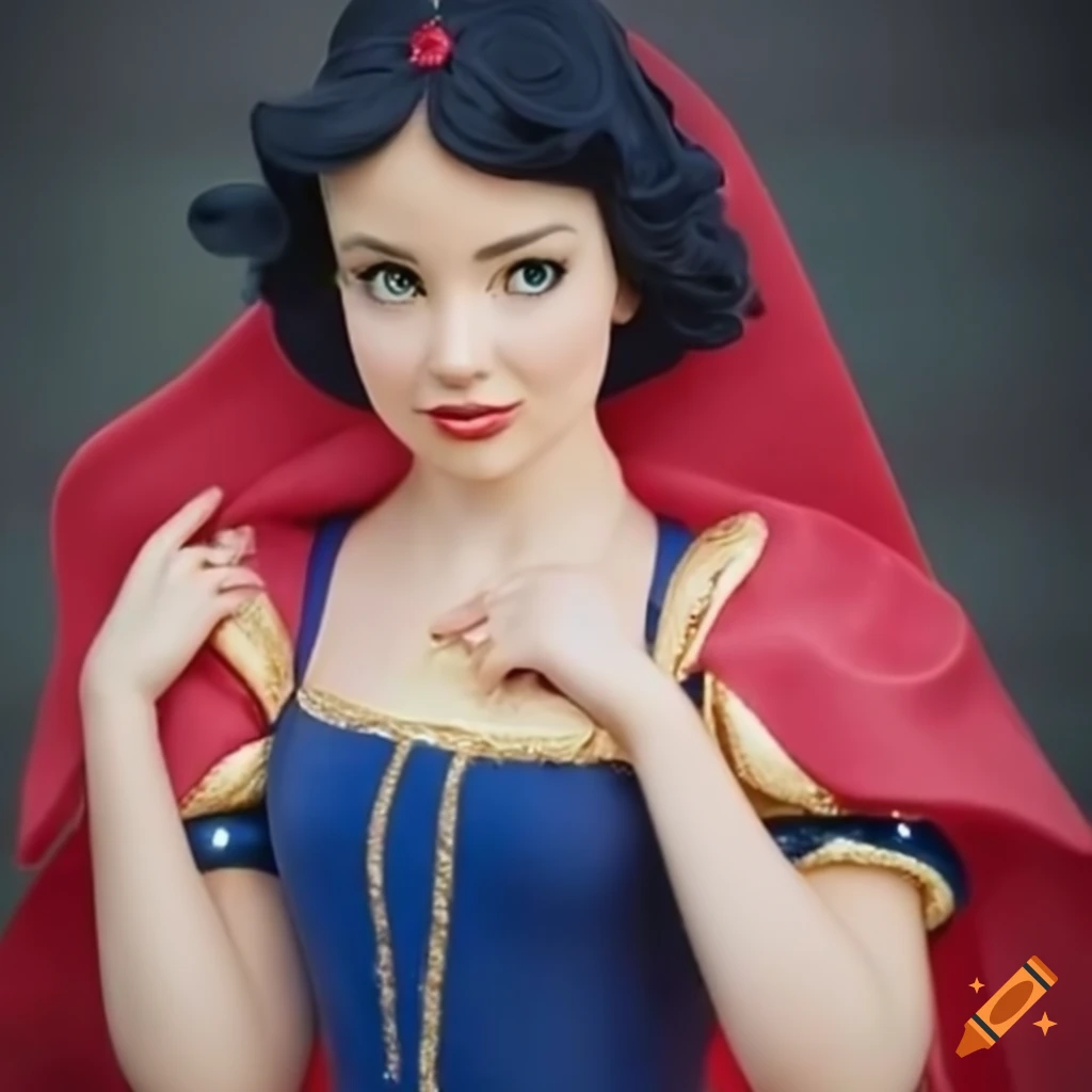 Snow White A Beautiful Princess With Black Hair And Red Lips On Craiyon 