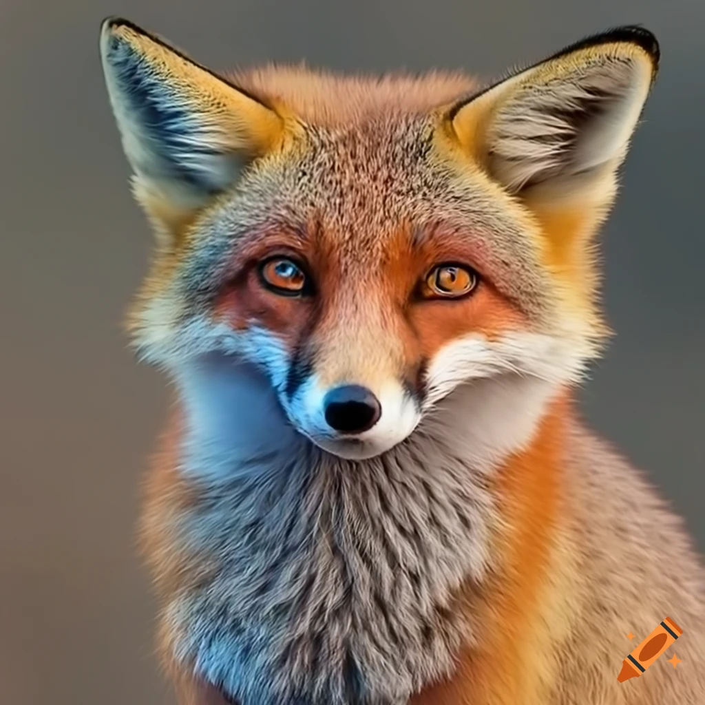 high resolution image of a fox