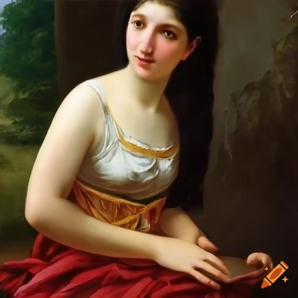 photographic figure study of a feminine fantasy girl