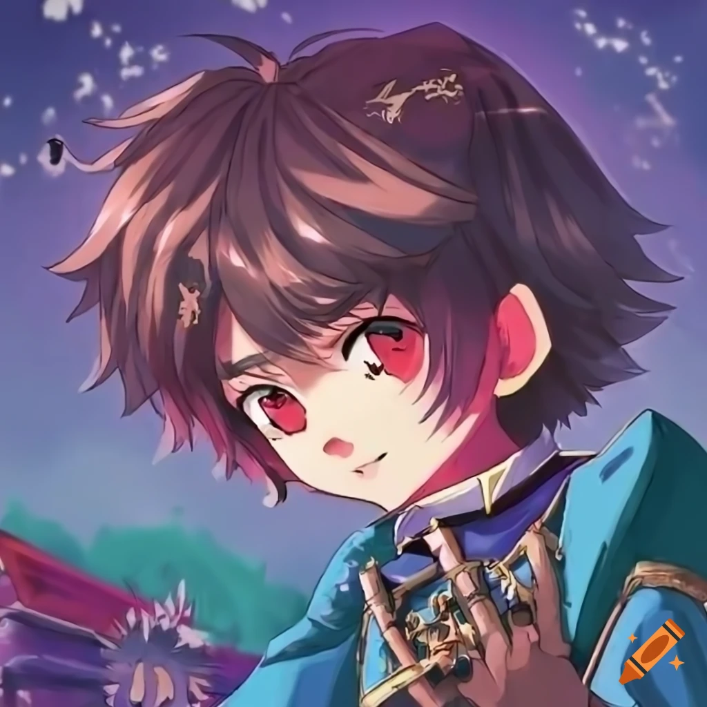 artwork of a male Lalafell character in a 90s anime style