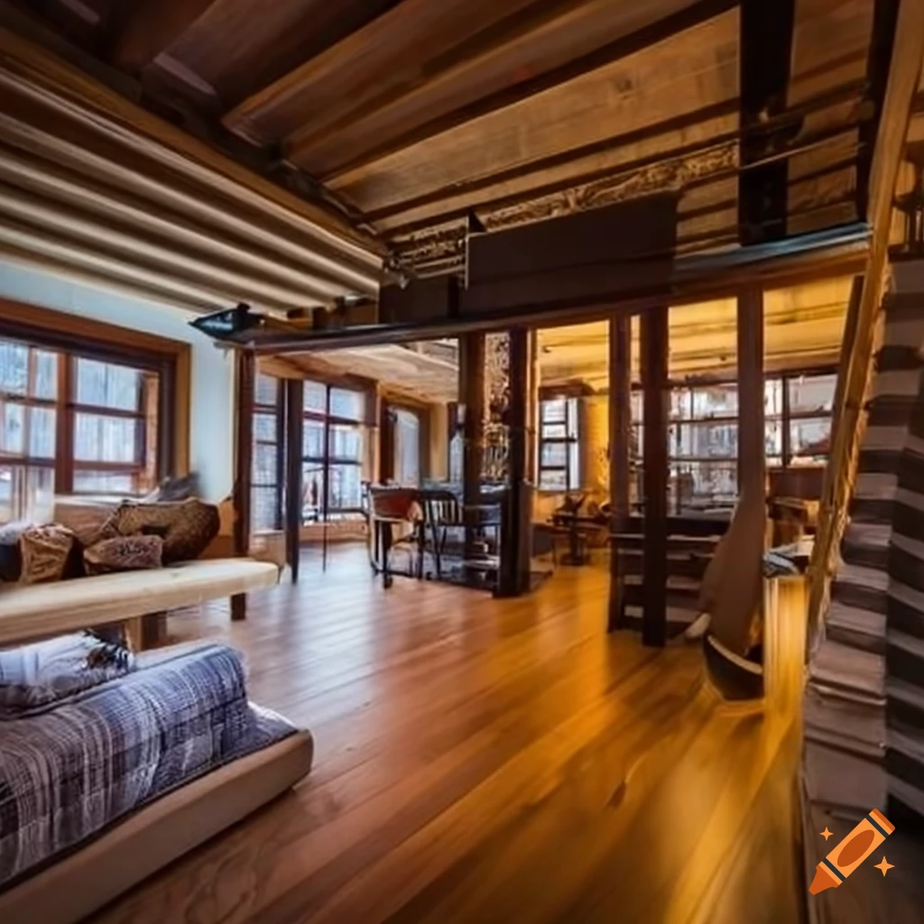 mezzanine in a house