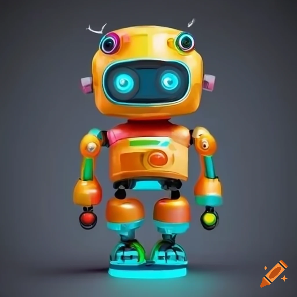 colorful and playful robot costume for kids