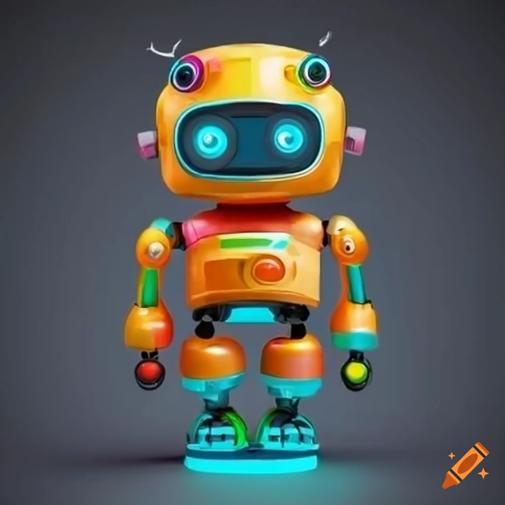 Colorful And Playful Robot Costume For Kids On Craiyon