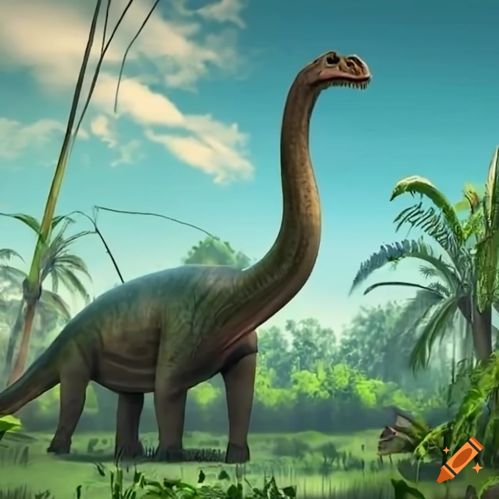 Brachiosaurus In The Jungle On Craiyon