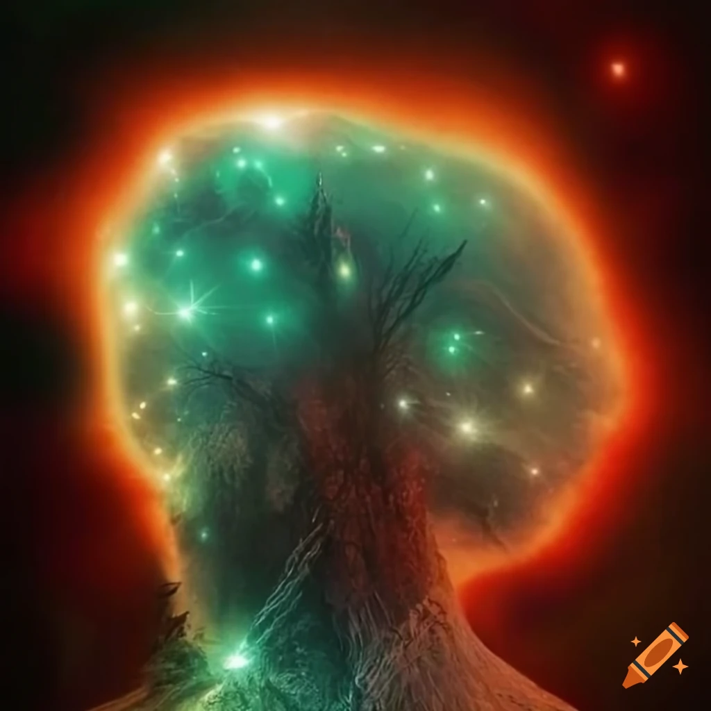 image of pulsating enchantment in the night sky