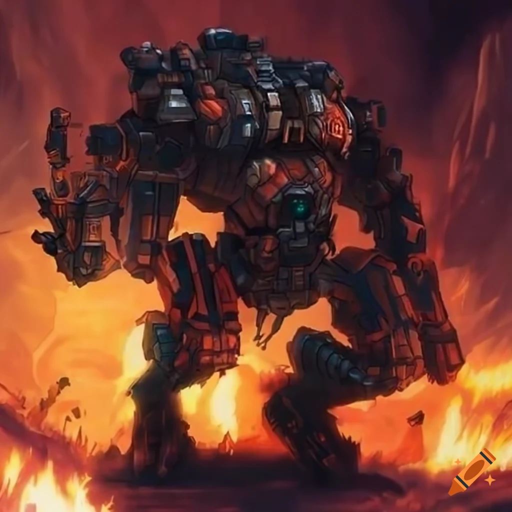 image of infernal colossus mech