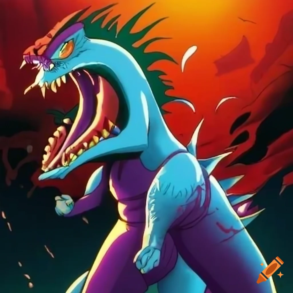image of anime aquatic humanoids with reptilian features