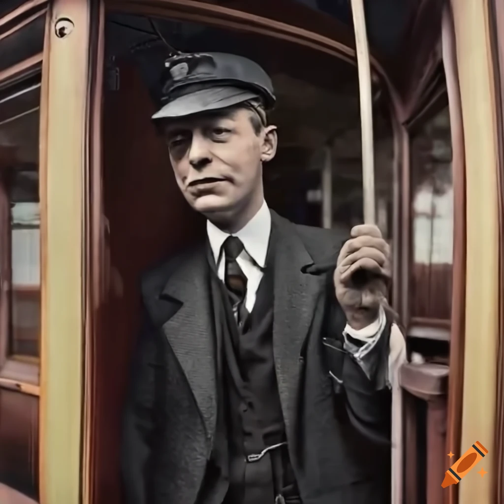 1940s Tram Conductor Issuing A Ticket In Pastel Colors On Craiyon 1940s-tram-conductor-issuing-a-ticket-in-pastel-colors-on-craiyon