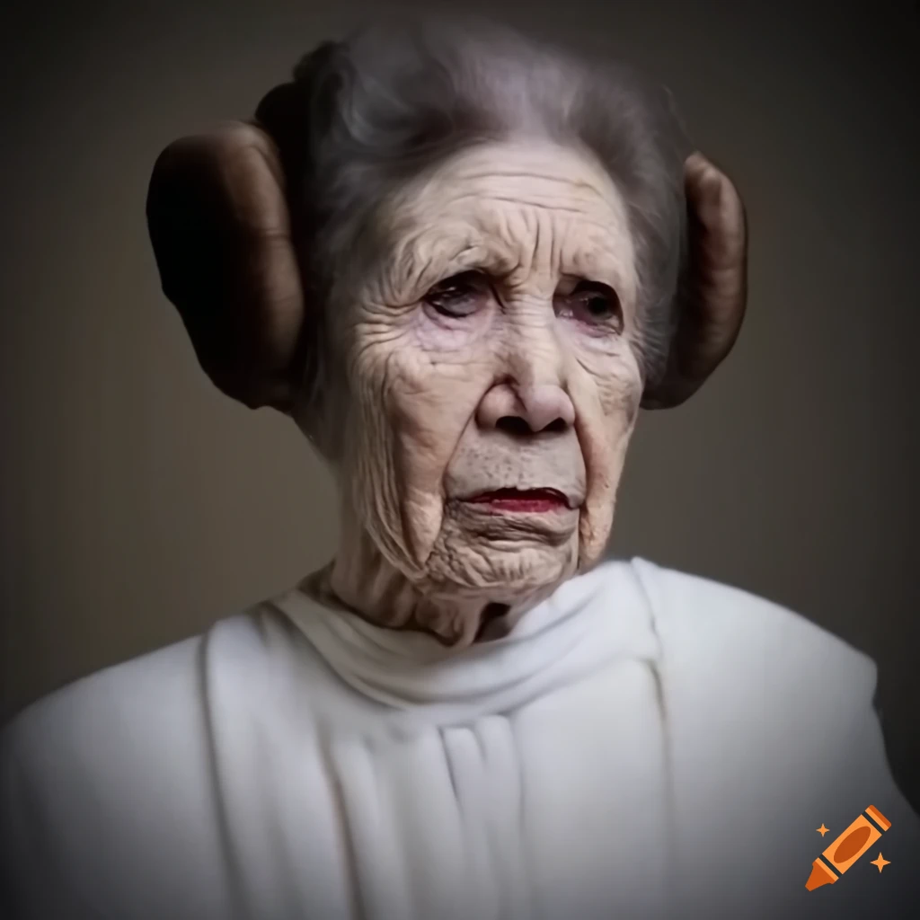 Princess Leia In Her Old Age On Craiyon