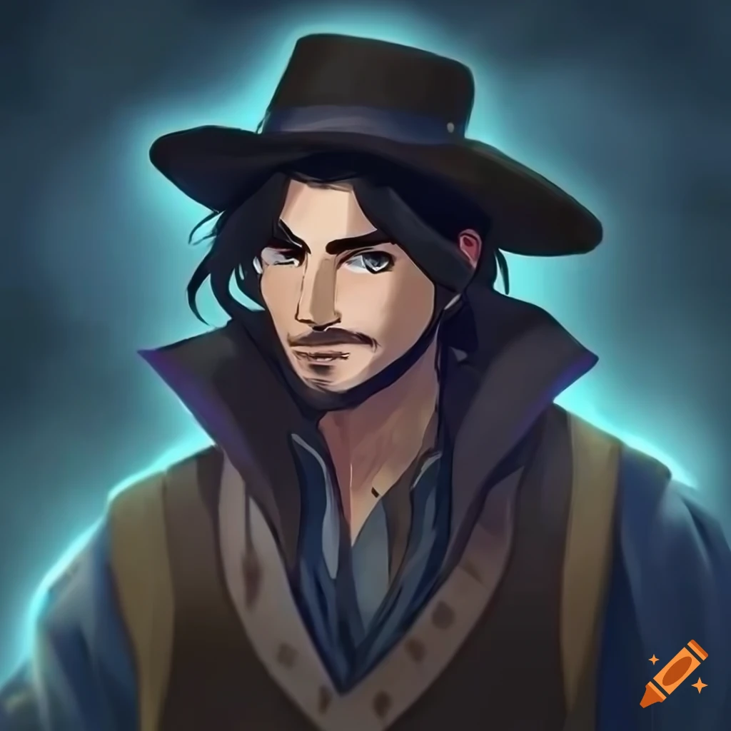 Anime depiction of mat cauthon from the wheel of time series