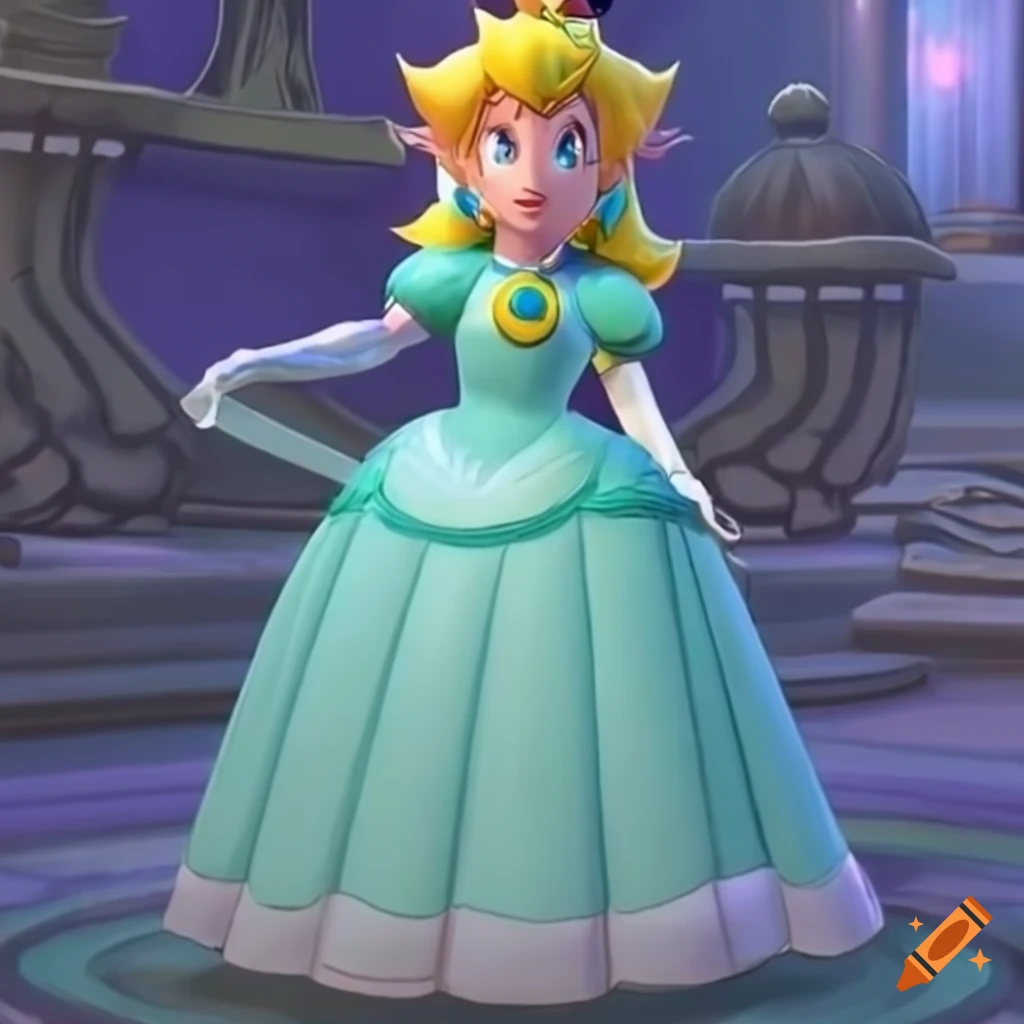 Fnf princess peach idle animation on Craiyon