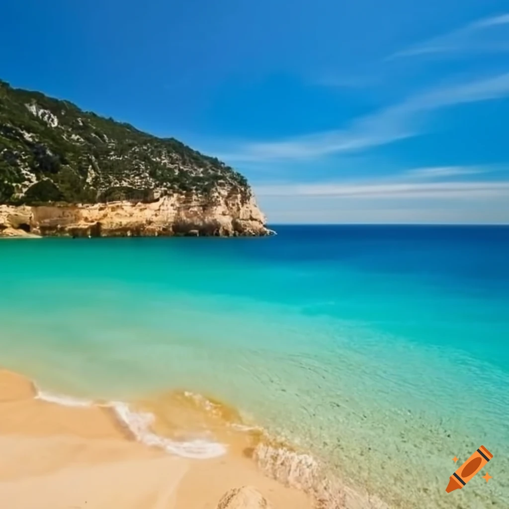 Beautiful beaches in the south of france