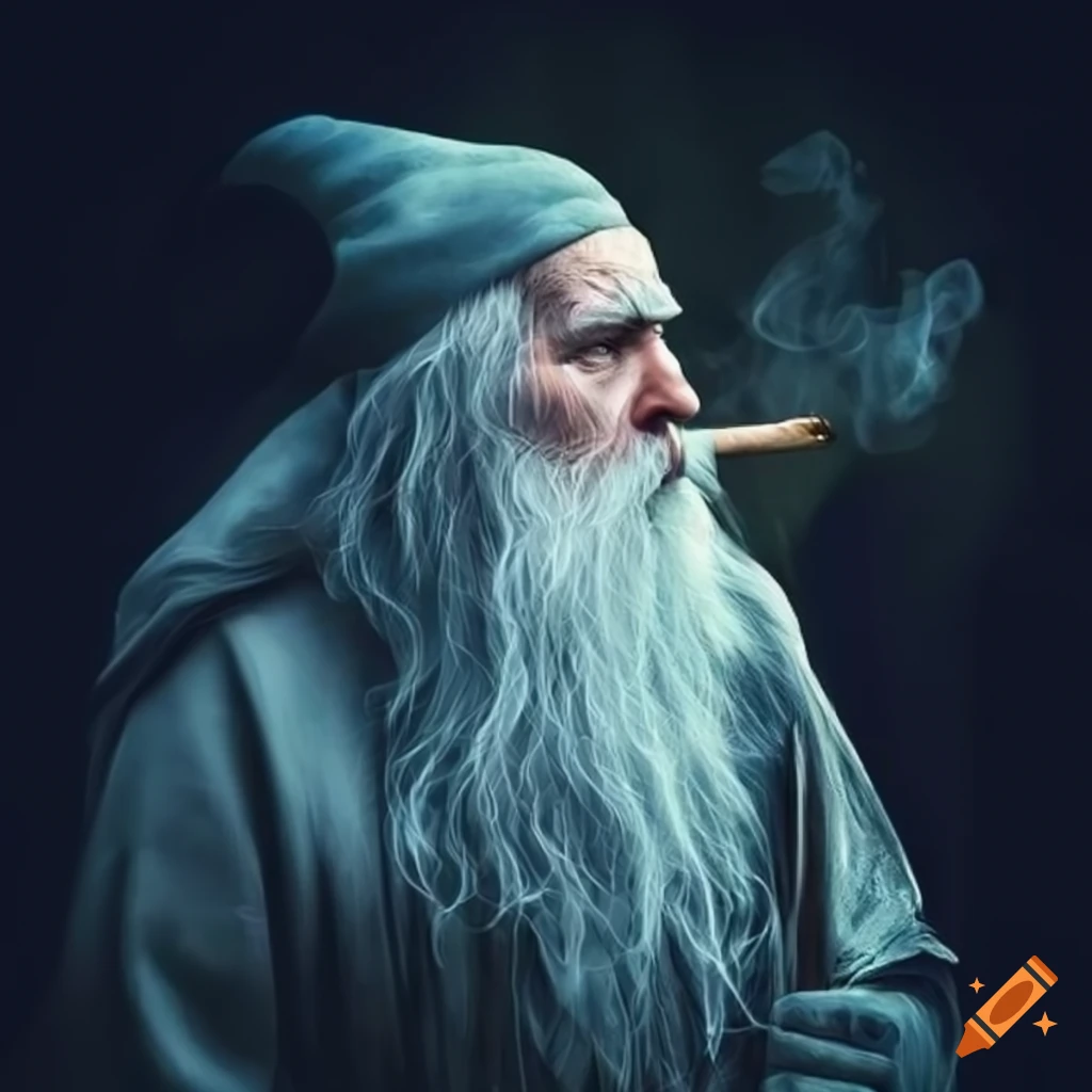 profile picture of a wise wizard in a forest