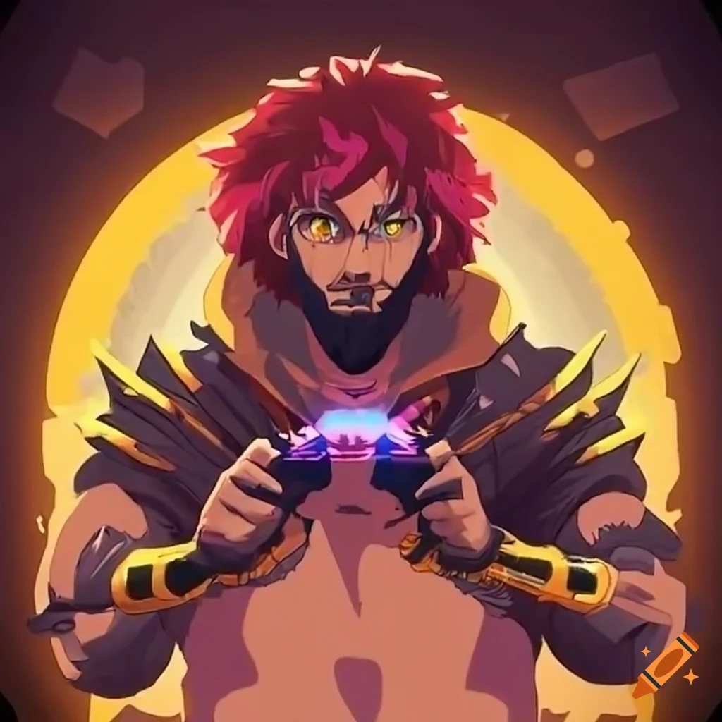 image-of-sarkhan-vol-playing-a-video-game-on-craiyon