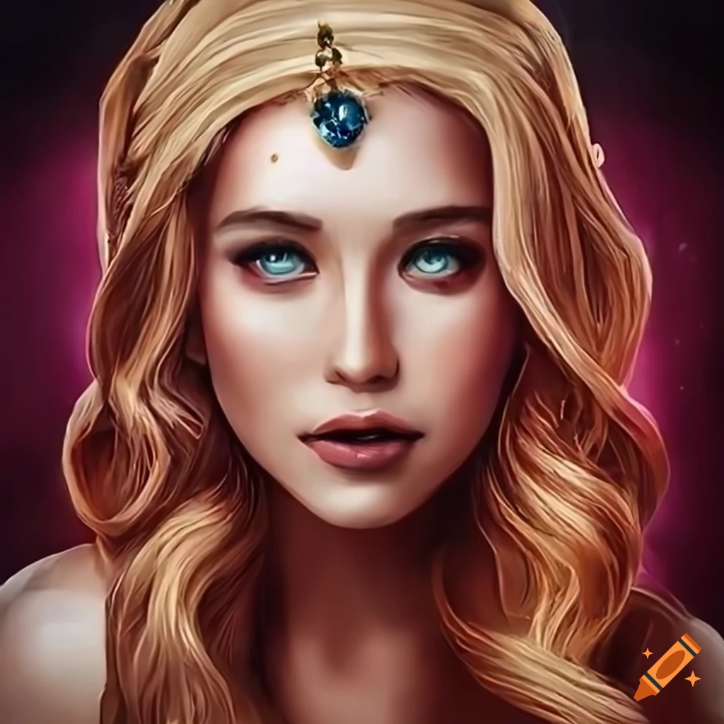 Ultra realistic painting of a fantasy girl