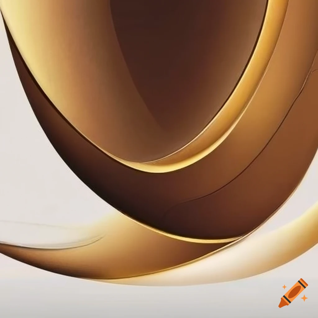 gold and brown abstract wall art