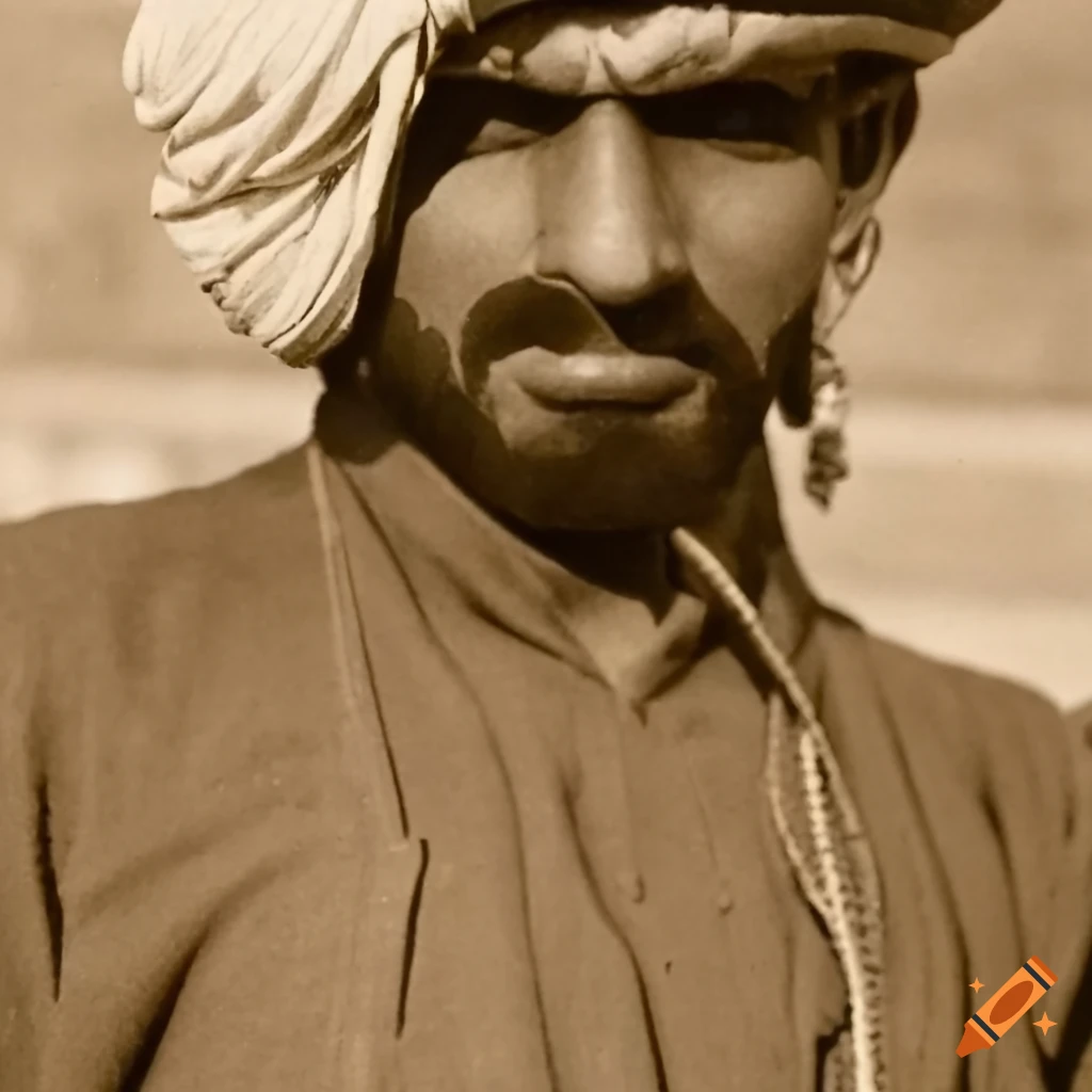 sepia photo of Gumby character in Kandahar, Afghanistan
