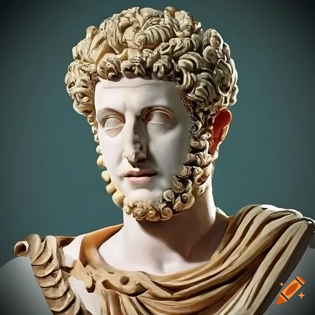 Emperor commodus as hercules in a painting