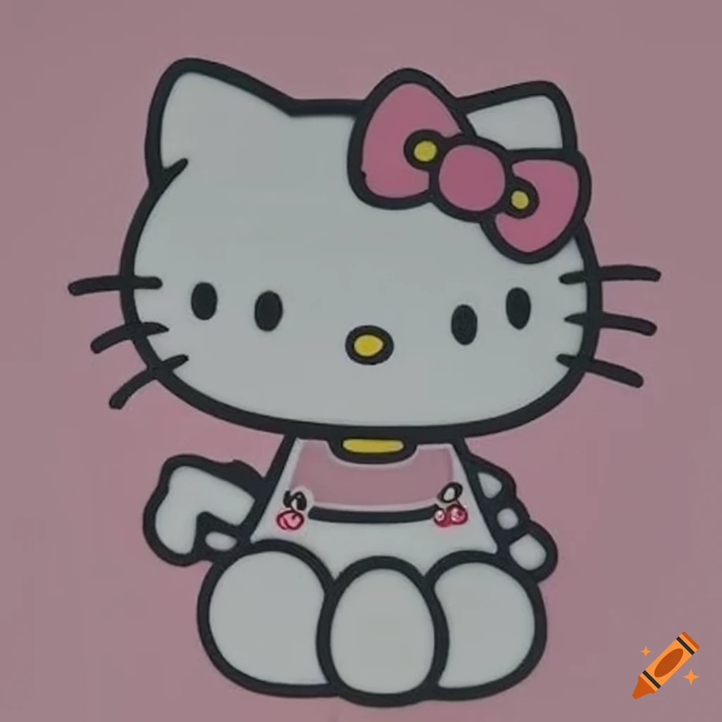 hello kitty coloring page - Free Large Images