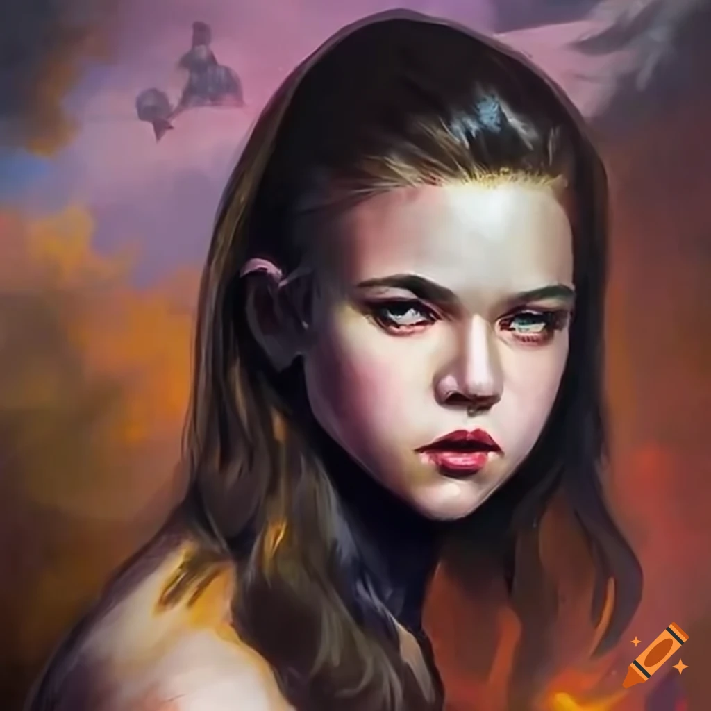 photographic figure study of a young feminine fantasy girl