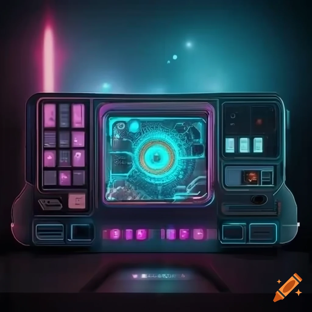 sci-fi dashboard with personal assistant AI and weather display